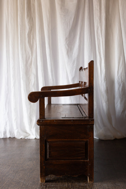 Monastary Primative Storage Bench