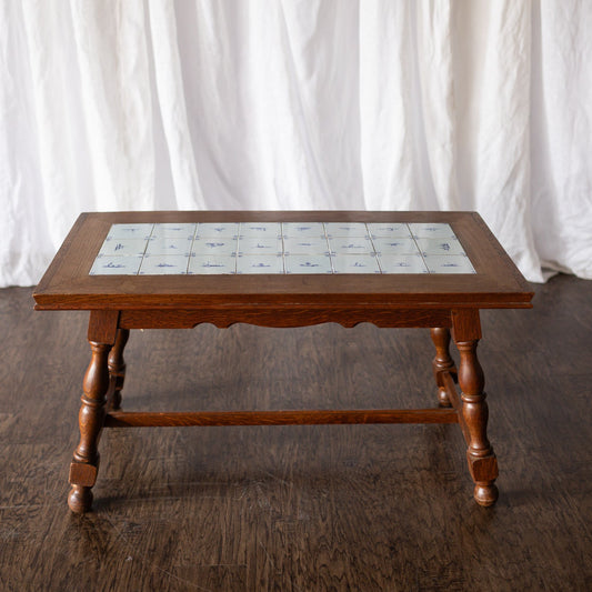 Delft Tile Accent Table