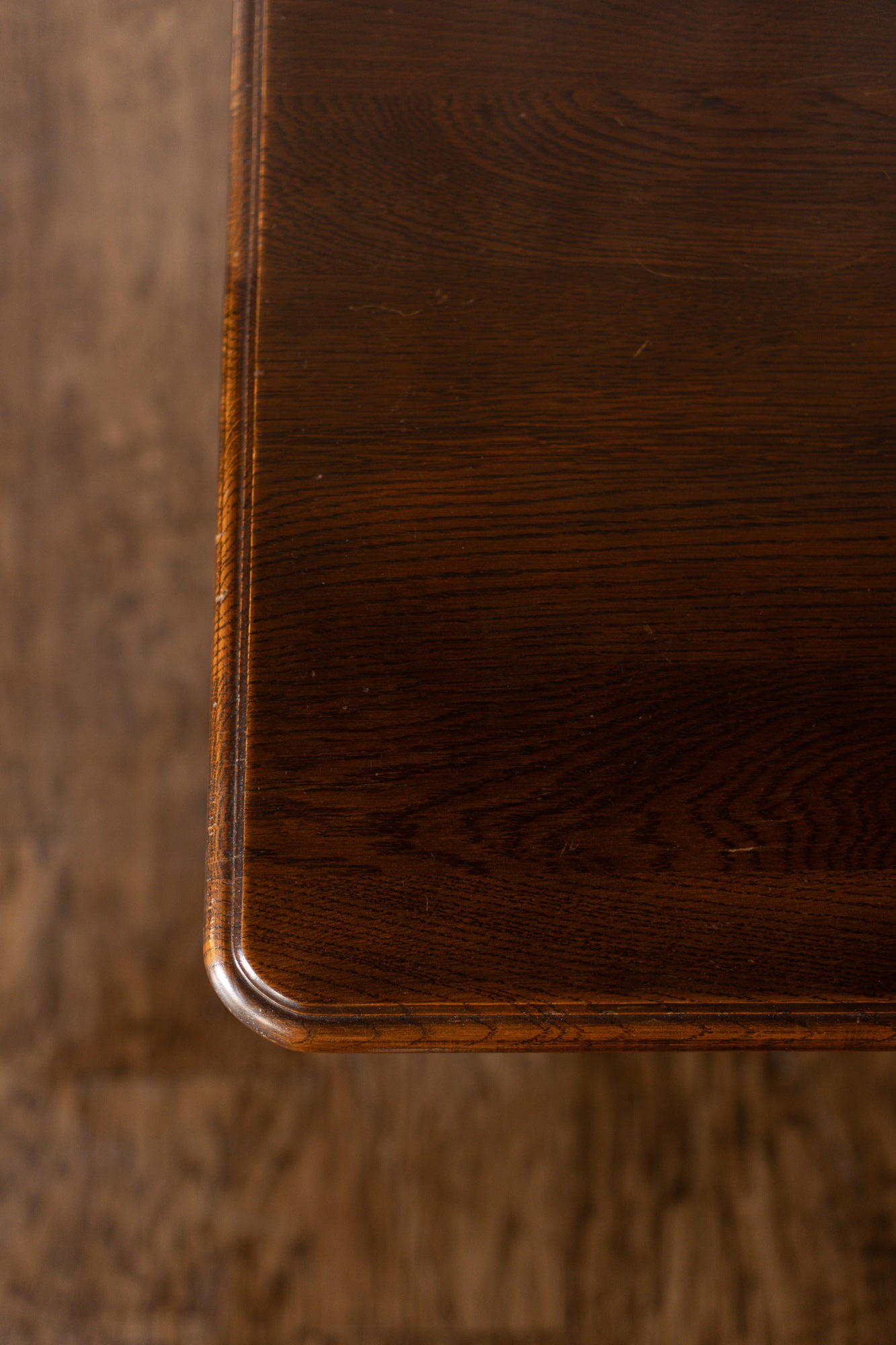 Dark Wood Turned Leg Coffee Table