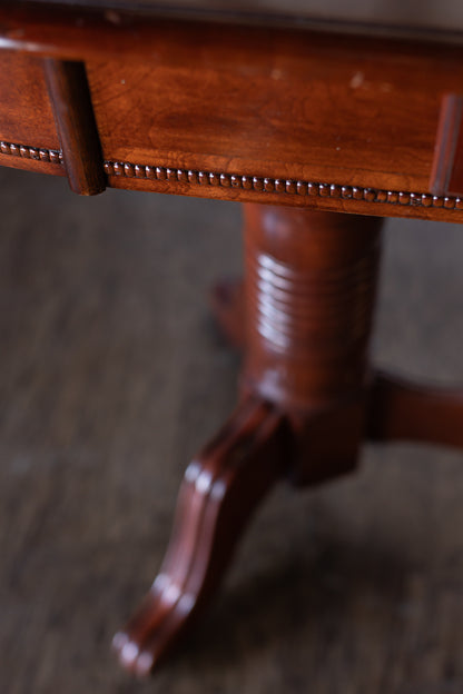 Oval Console Table with Drawer