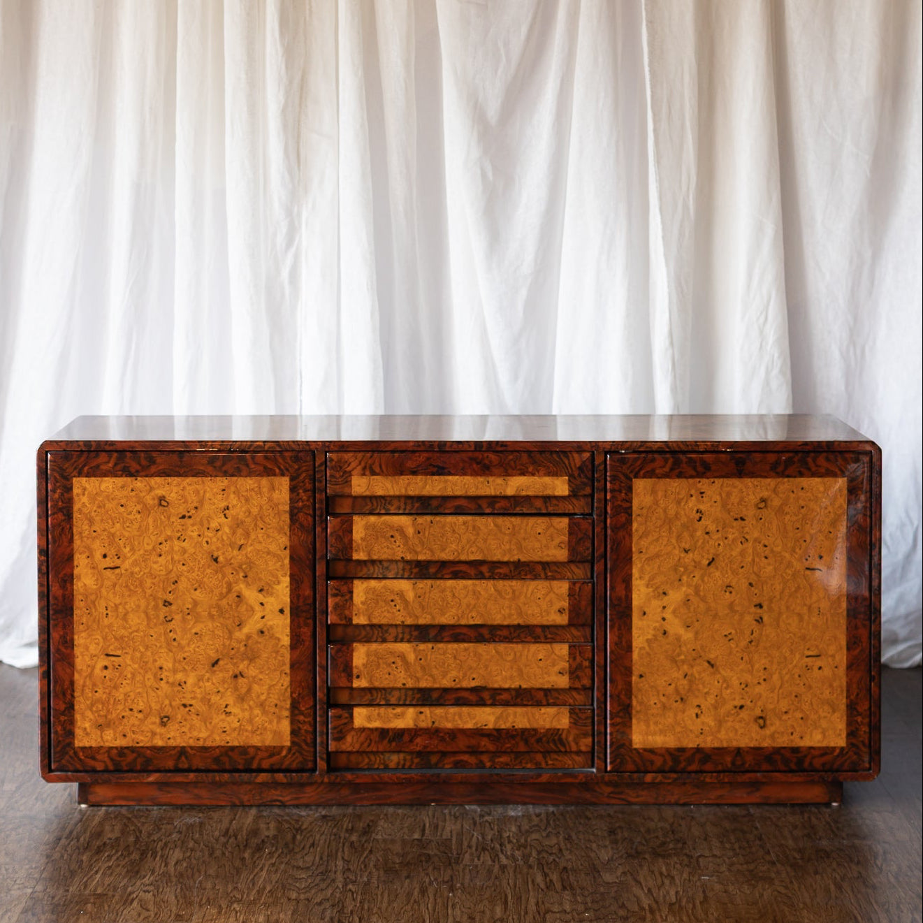 Art Deco Burl Sideboard
