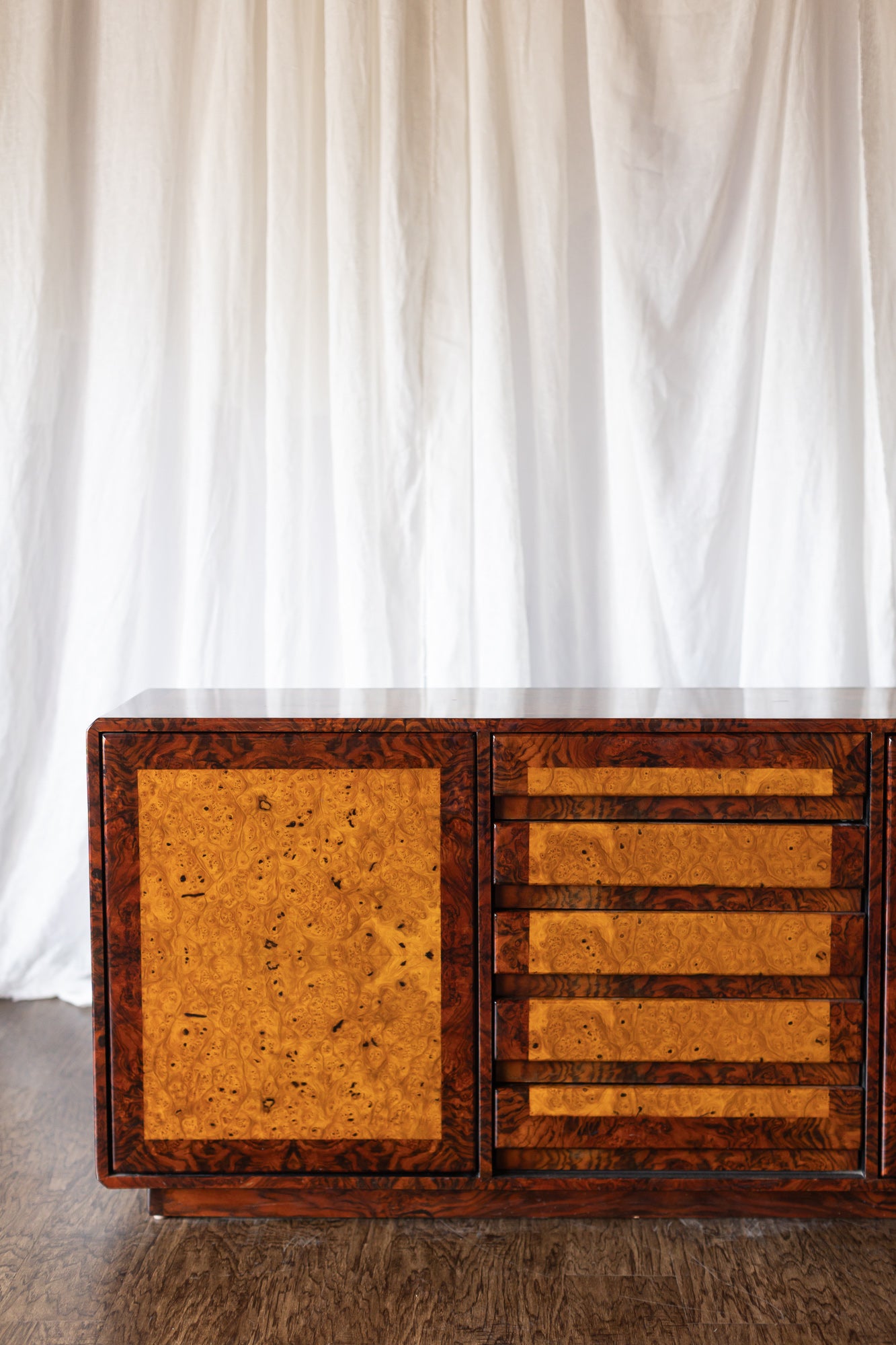 Art Deco Burl Sideboard