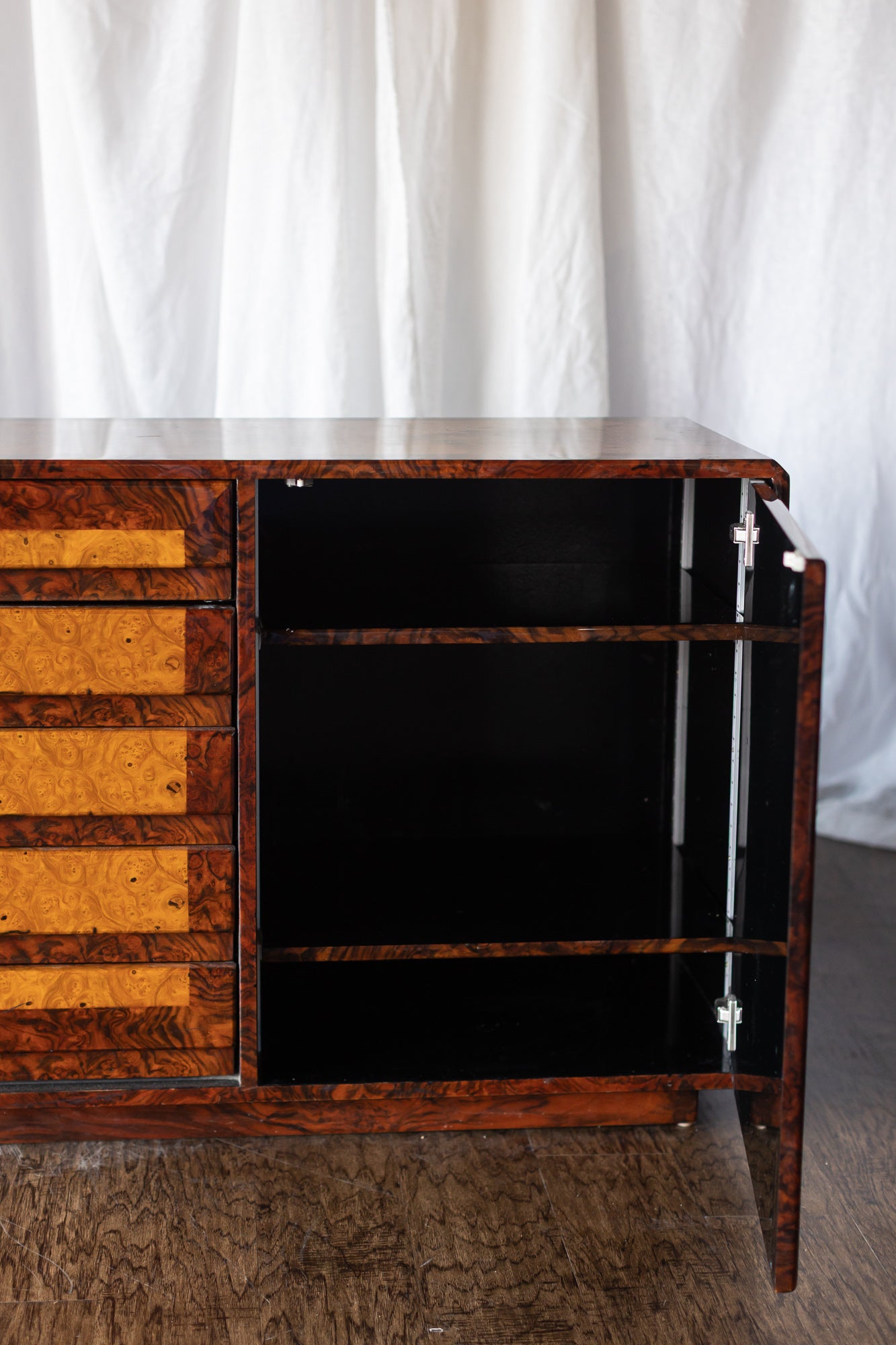 Art Deco Burl Sideboard