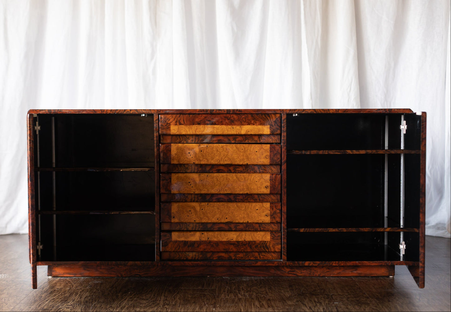 Art Deco Burl Sideboard