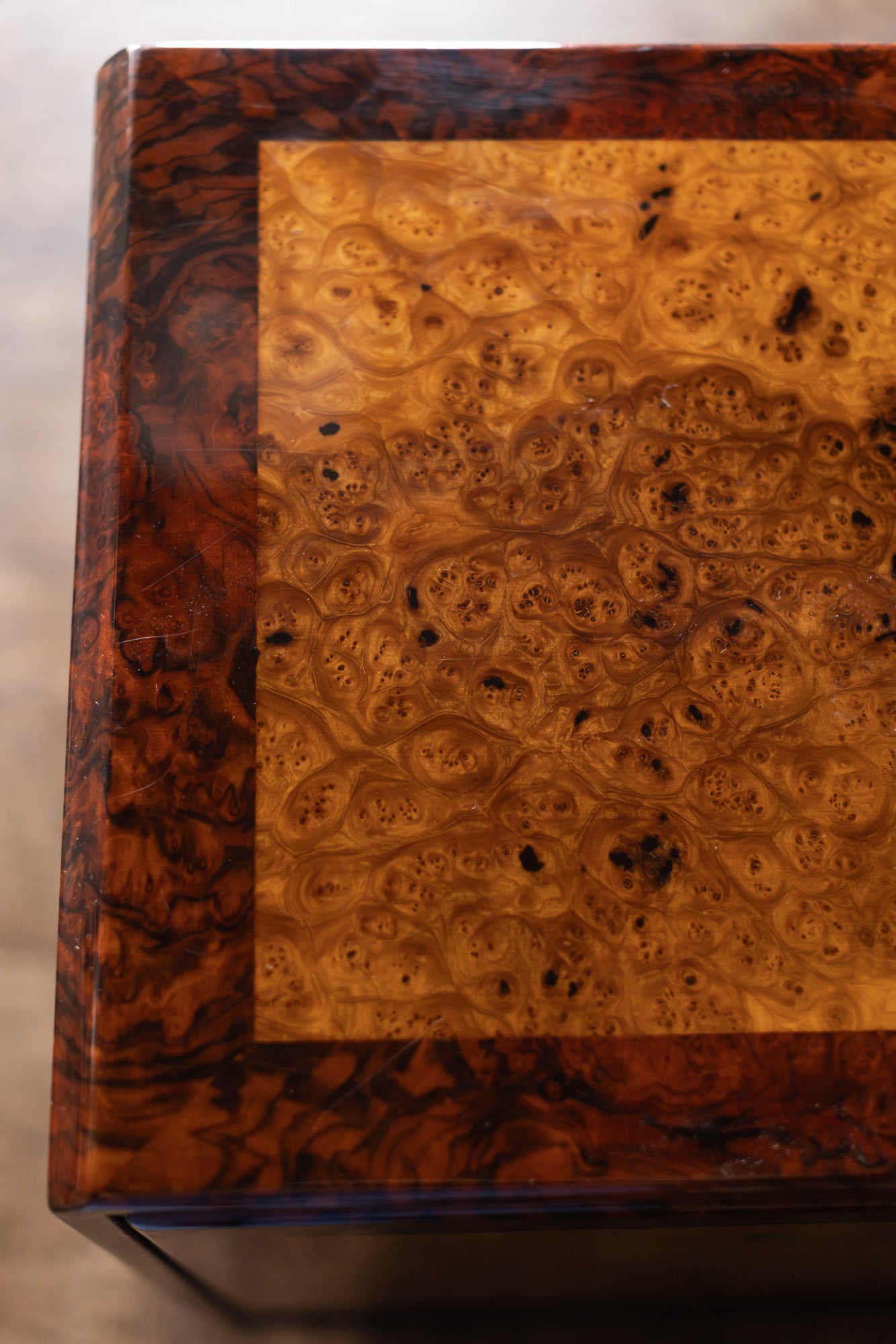 Art Deco Burl Sideboard