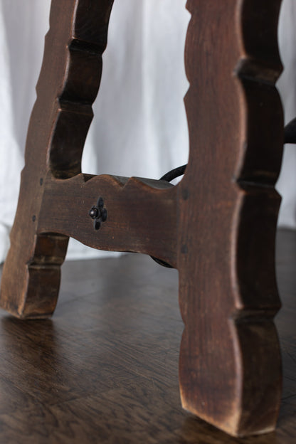 Lyre Leg Catalan Style Trestle Table - From France late 1800s
