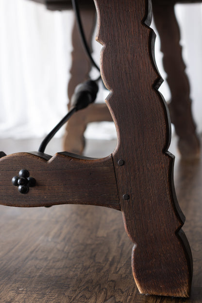 Lyre Leg Catalan Style Trestle Table - From France late 1800s
