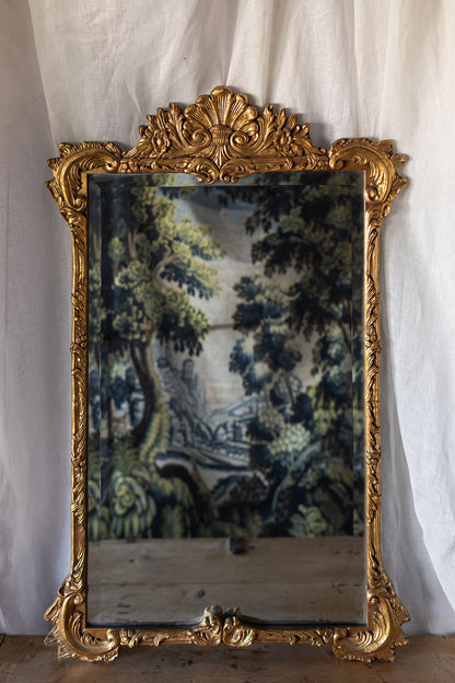 Louis XV Style Rococo Mirror with Beveled Edge