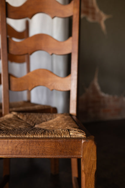 Set of 6 Danish Ladderback Chairs