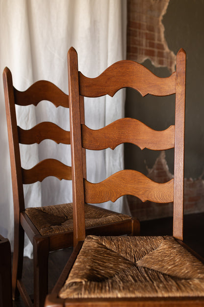 Set of 6 Danish Ladderback Chairs