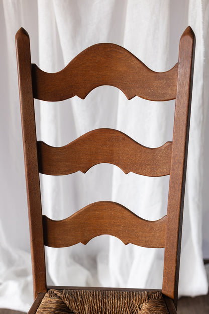 Set of 6 Danish Ladderback Chairs