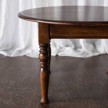Round Wooden Cocktail Table