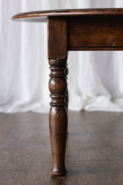 Round Wooden Cocktail Table