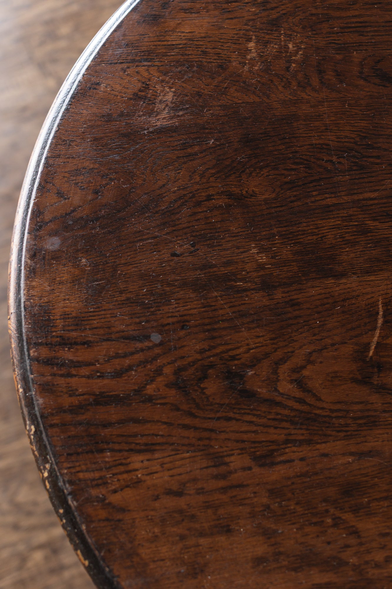 Round Wooden Cocktail Table