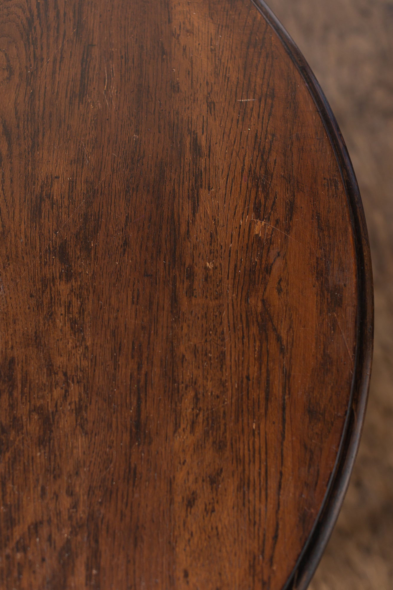 Round Wooden Cocktail Table