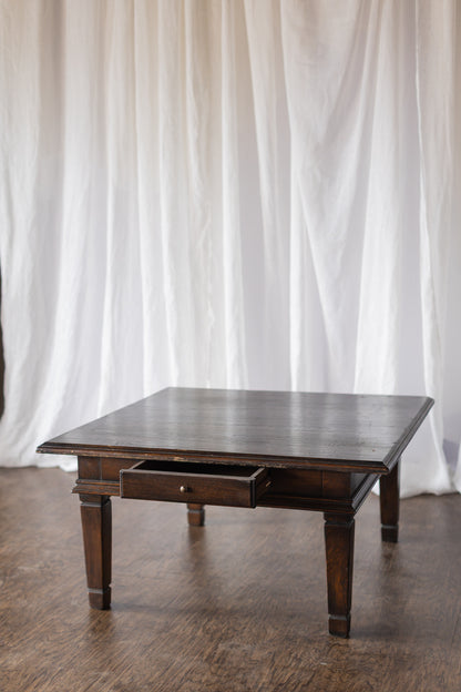 Square Wooden Coffee Table