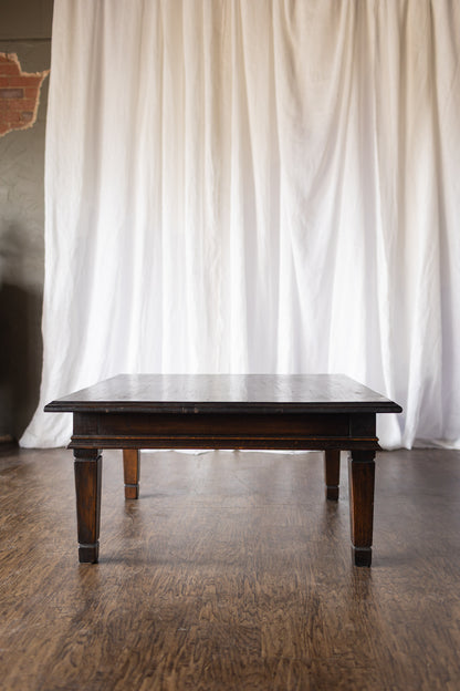 Square Wooden Coffee Table