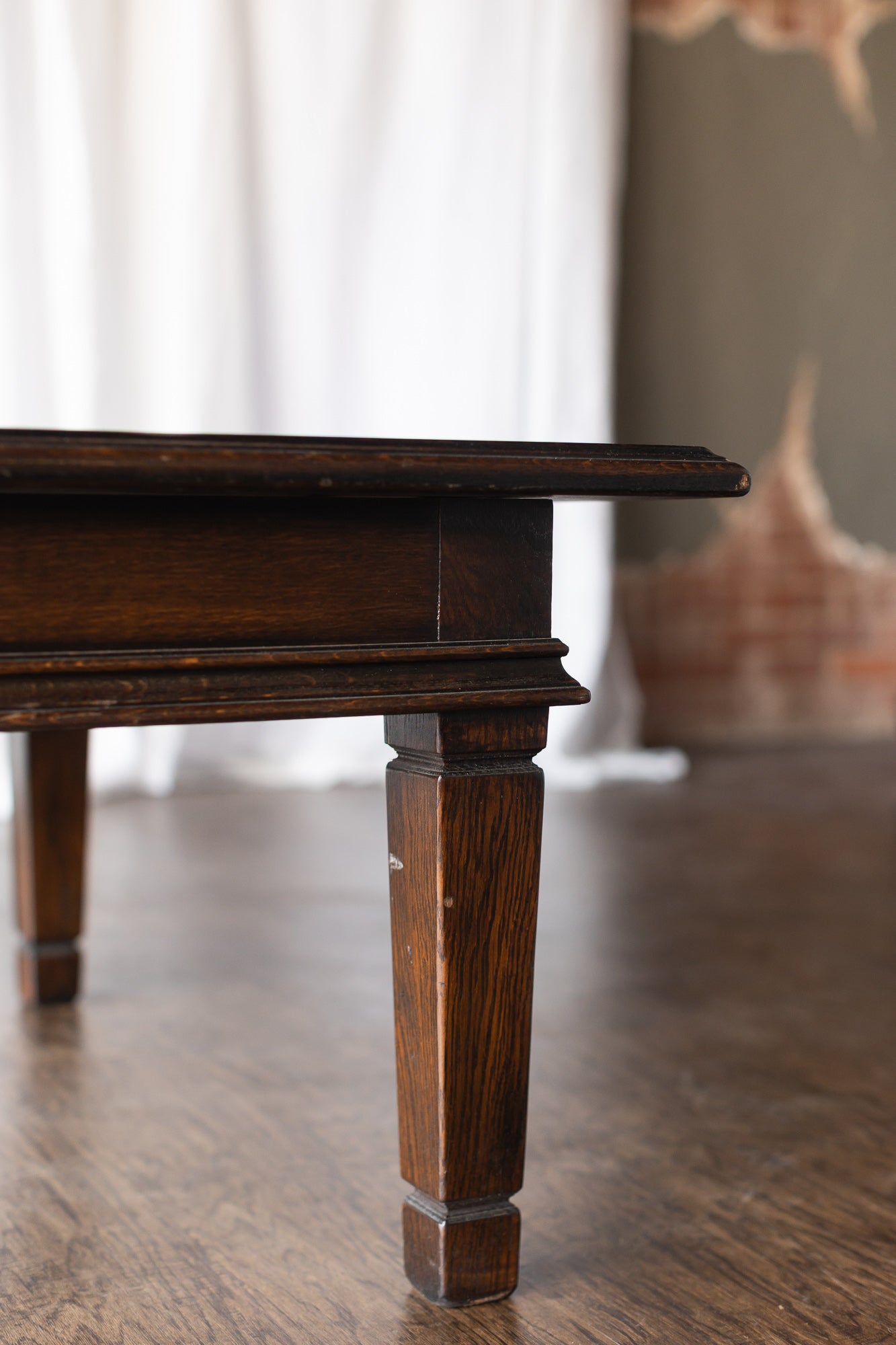 Square Wooden Coffee Table