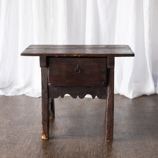 Catalan Style Table with Drawer