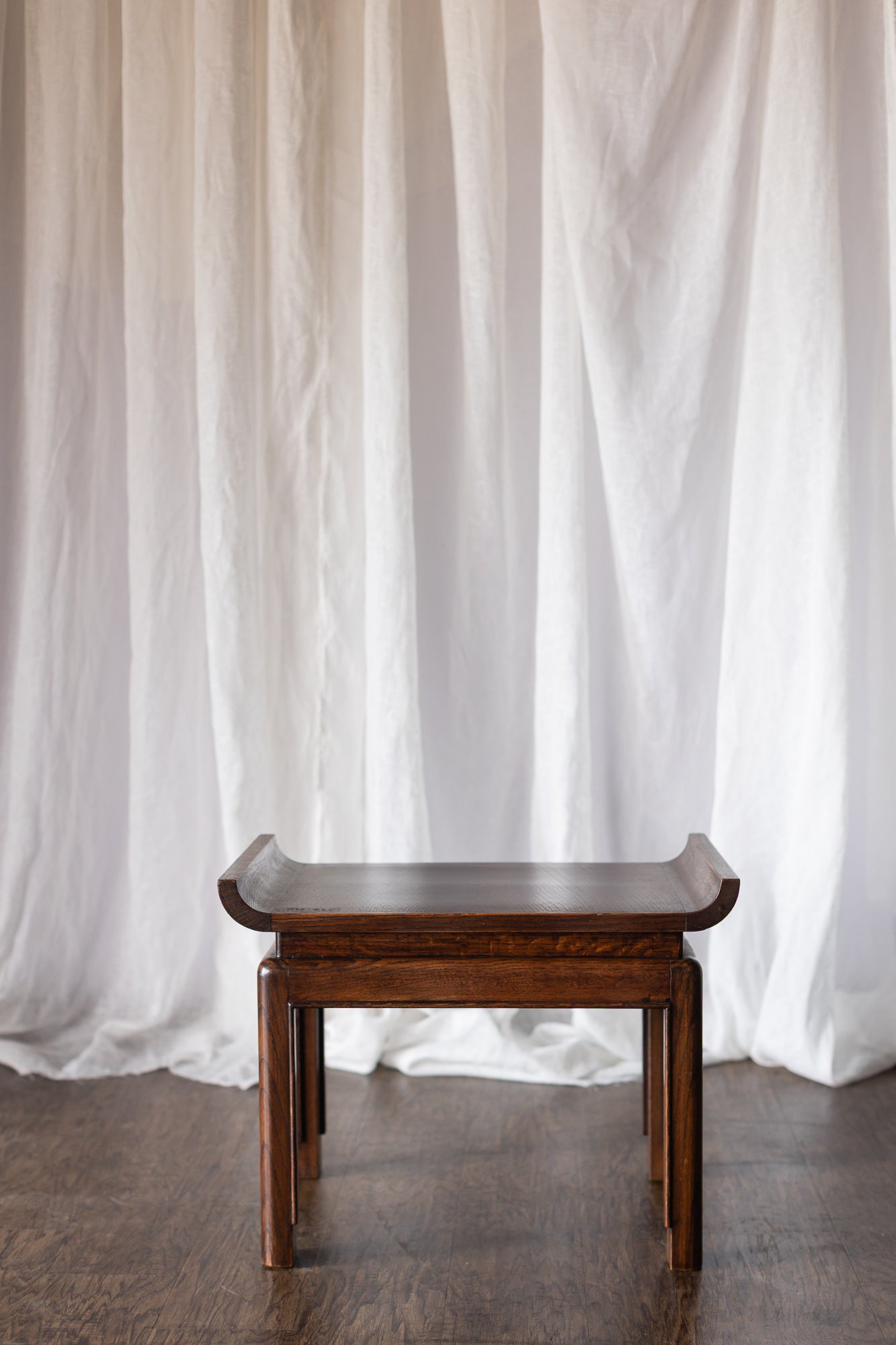 Oriental Mid Century Accent Table