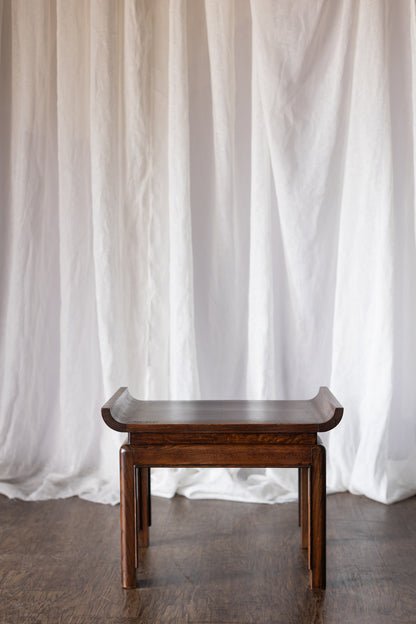 Oriental Mid Century Accent Table