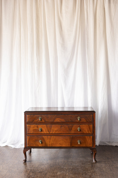 Mid 1800s Queen Anne Chest