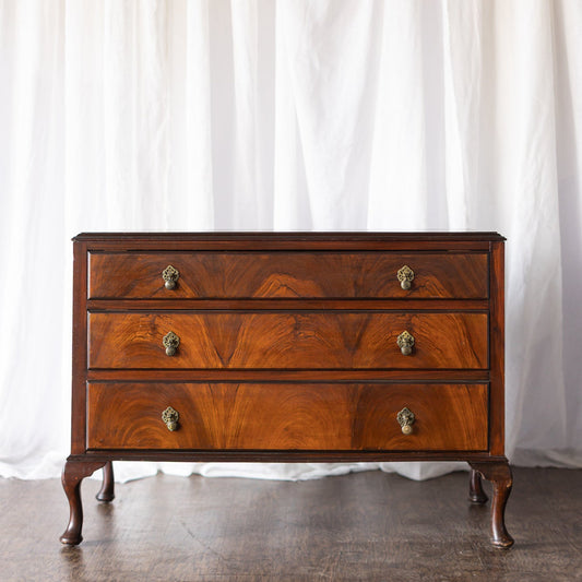 Mid 1800s Queen Anne Chest