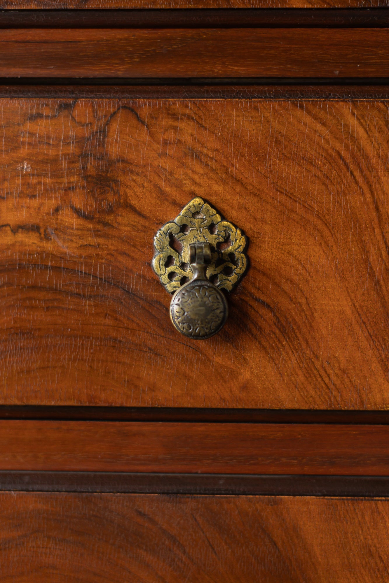 Mid 1800s Queen Anne Chest