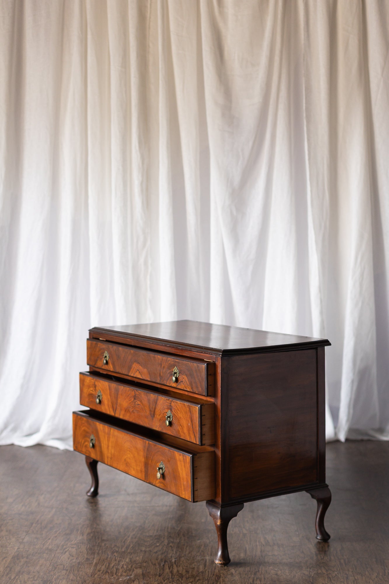 Mid 1800s Queen Anne Chest