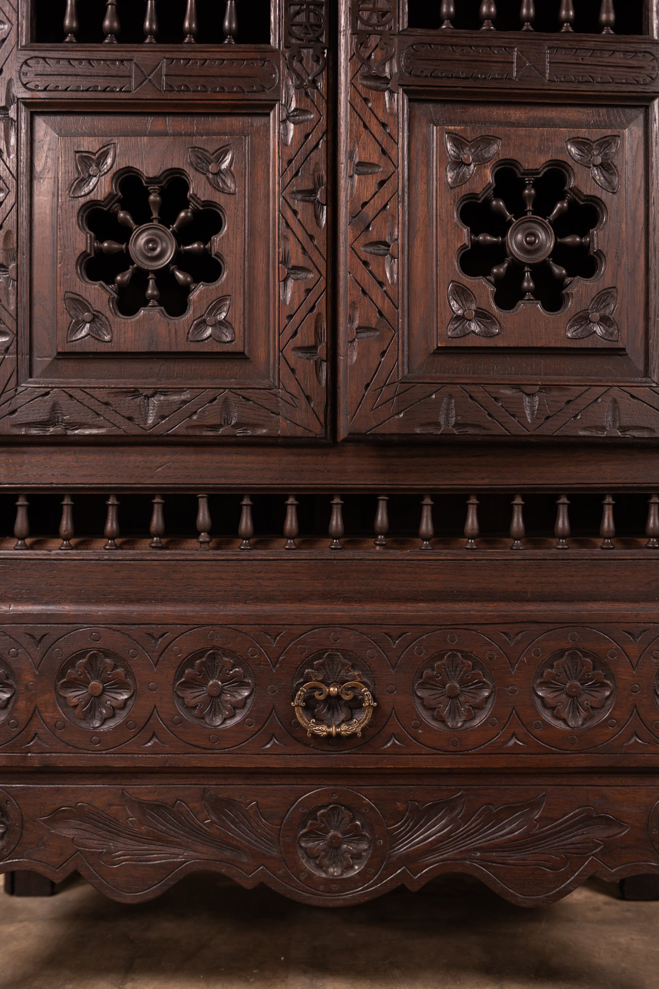1800s French Breton Cabinet