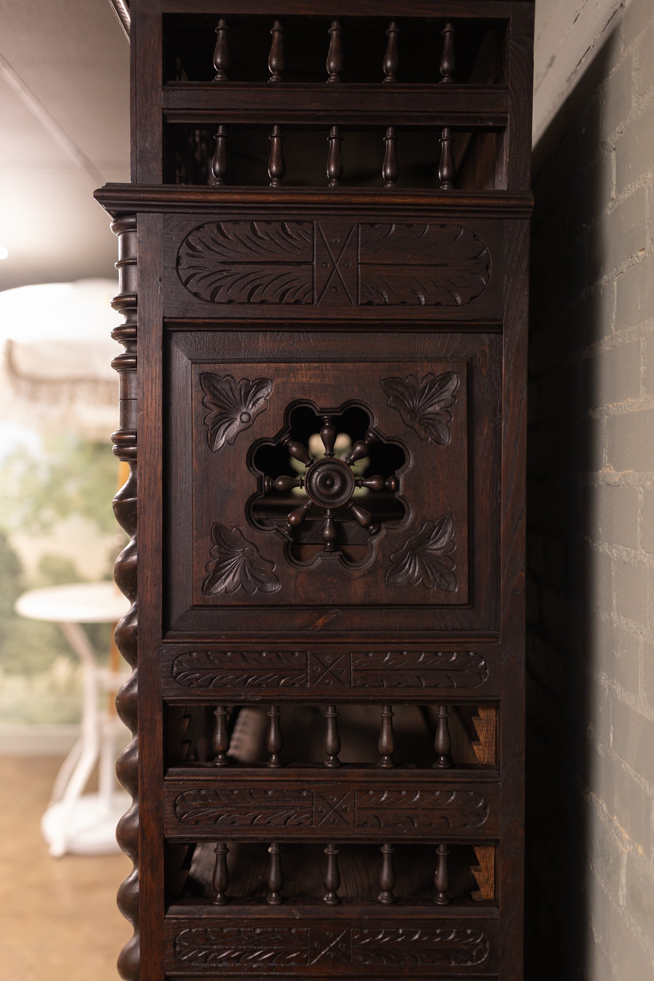 1800s French Breton Cabinet