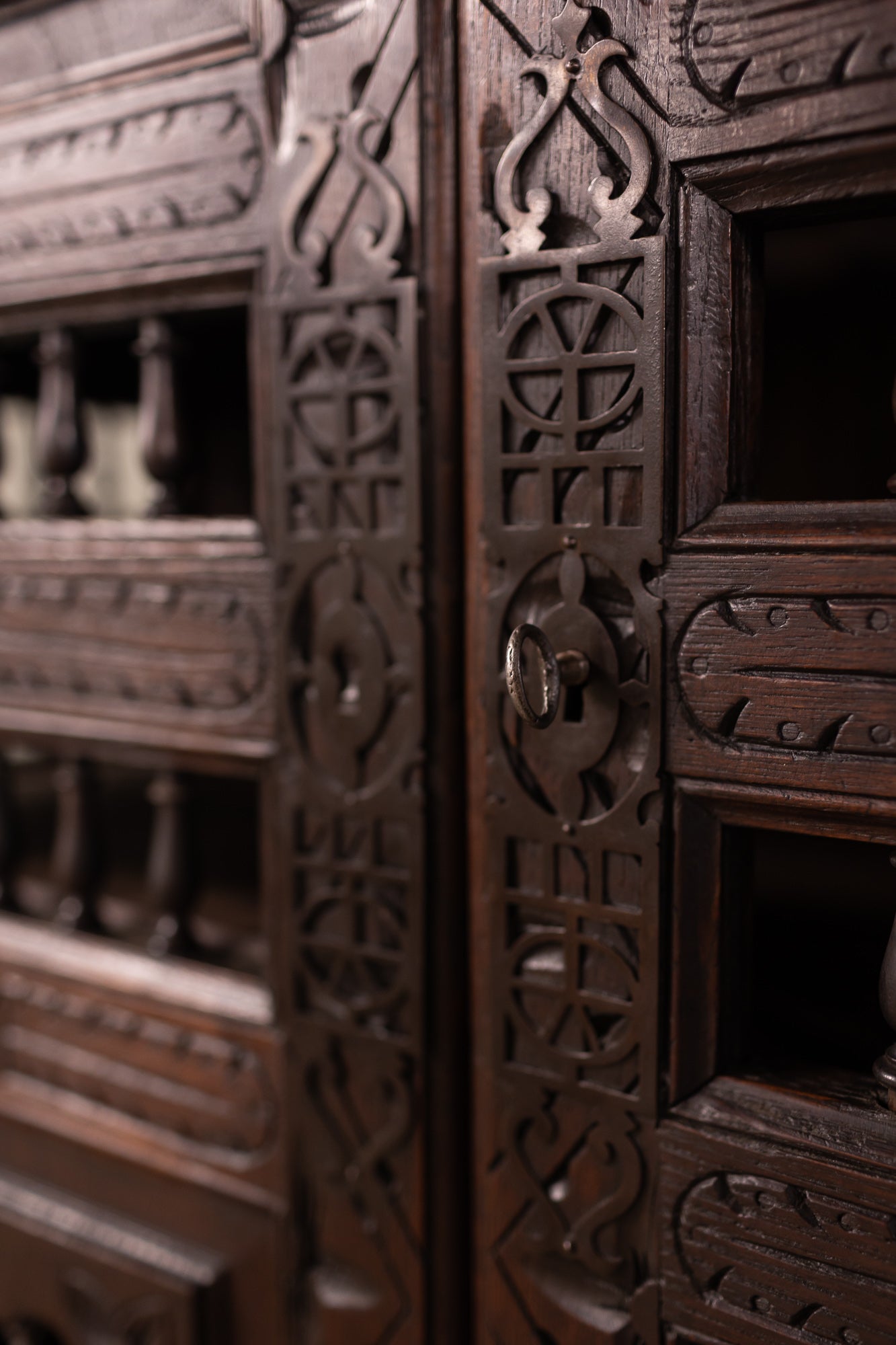 1800s French Breton Cabinet