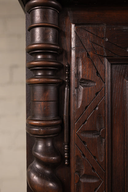 1800s French Breton Cabinet