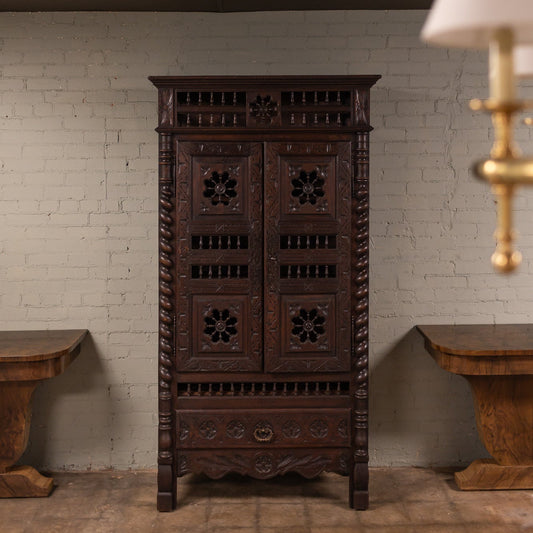 1800s French Breton Cabinet