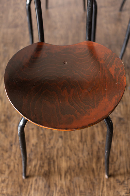Set of 6 Iconic Mid Century Bentwood Dining Chairs