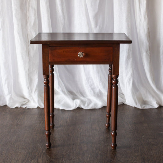 Wood Accent Table with Drawer