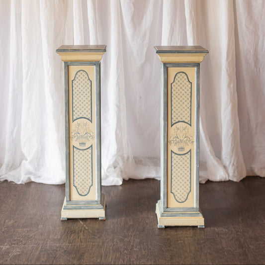 Pair of Painted Columns