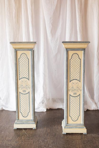 Pair of Painted Columns