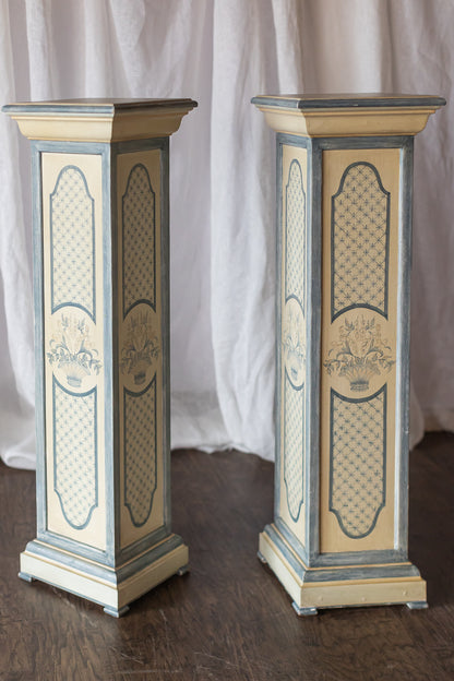 Pair of Painted Columns