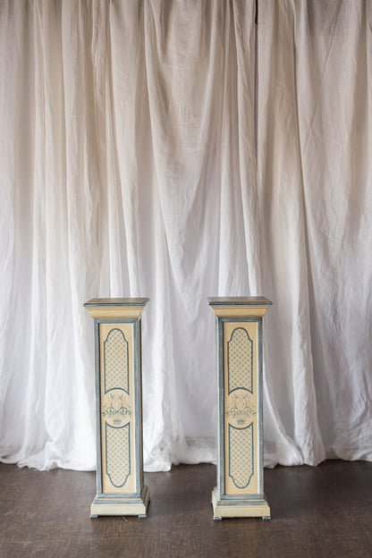 Pair of Painted Columns