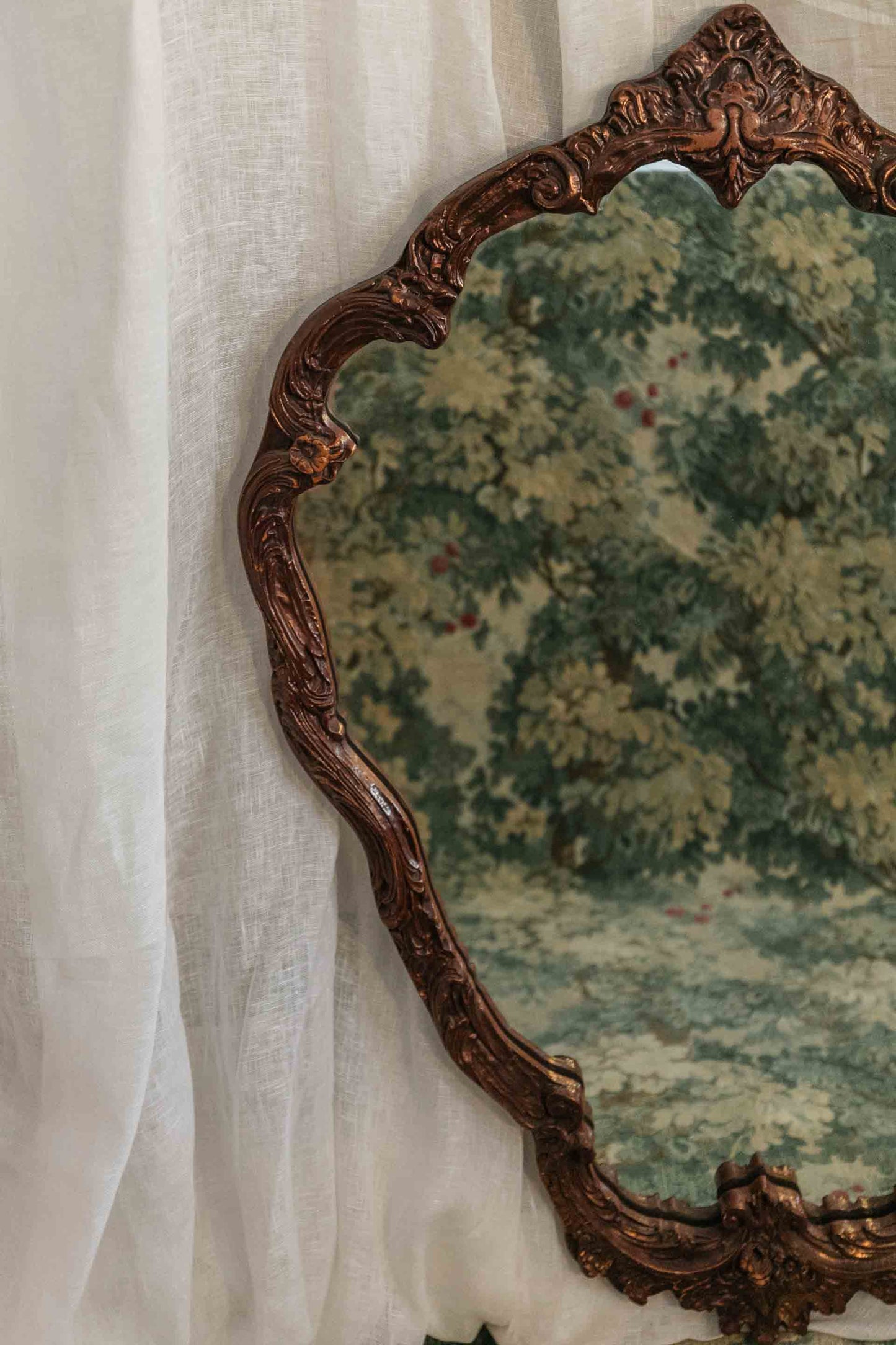 Ornate Shield Mirror