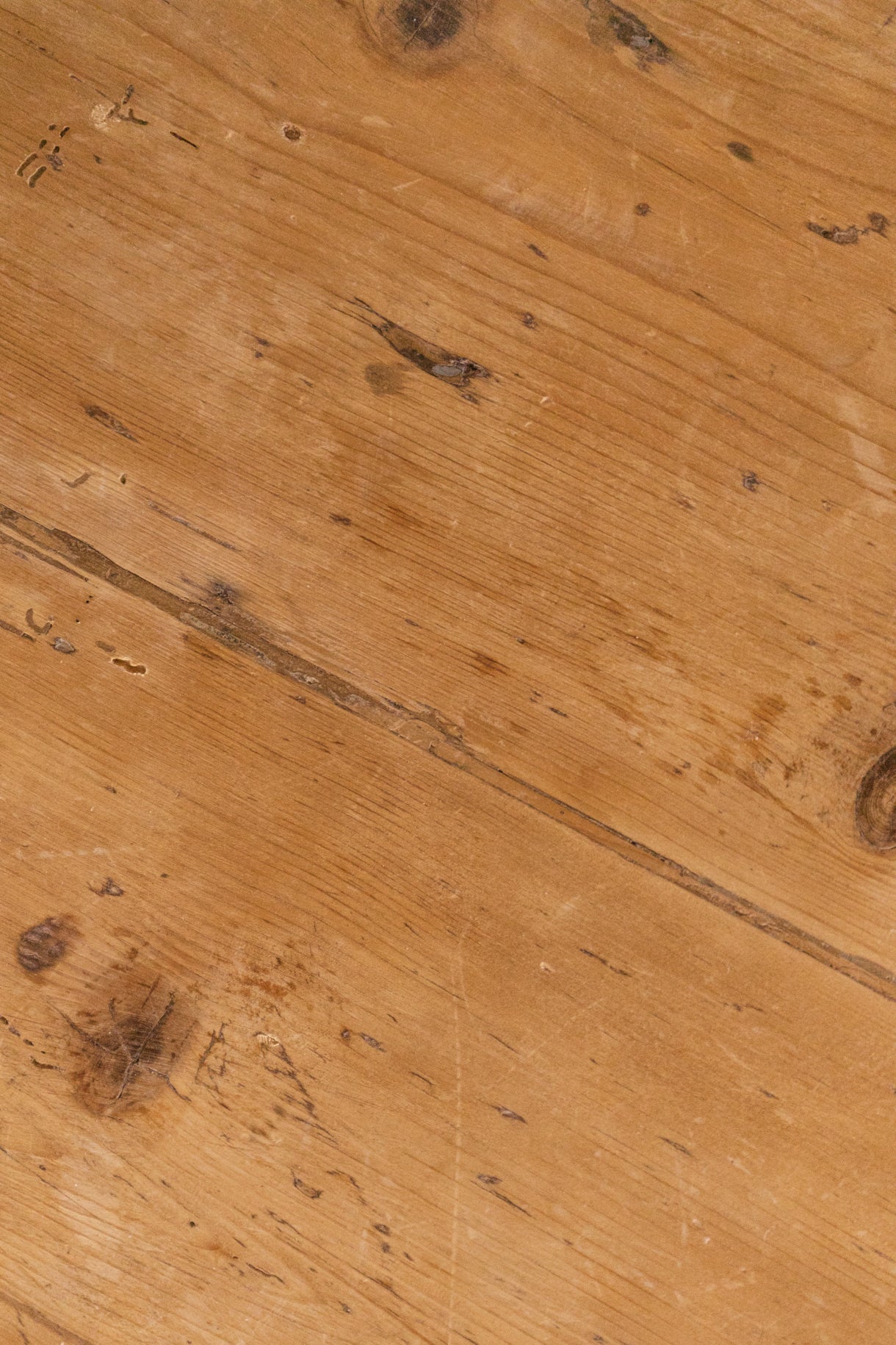 European Pine Carved Chest