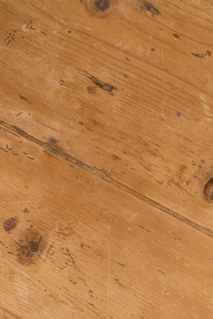 European Pine Carved Chest